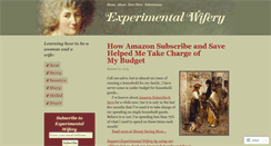Desktop Screenshot of experimentalwifery.com